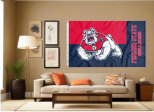 Load image into Gallery viewer, Fresno State University Bulldogs Flag