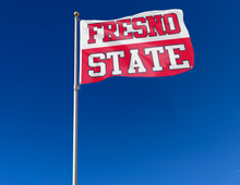 Load image into Gallery viewer, 3x5 Fresno State Flag with Fresno State Logo