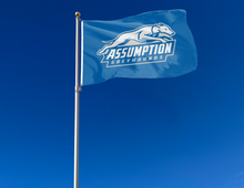 Load image into Gallery viewer, Assumption College - Greyhounds Blue 3x5 Flag