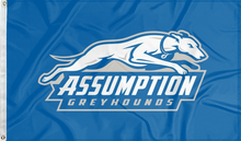 Load image into Gallery viewer, Assumption College - Greyhounds Blue 3x5 Flag