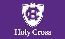 Load image into Gallery viewer, Holy Cross - Crusaders Purple 3x5 Flag