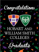 Load image into Gallery viewer, Hobart and William Smith Colleges - Congratulations Hobart and William Smith Colleges Graduates House Flag