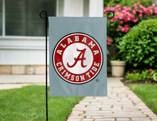 Load image into Gallery viewer, alabama crimson tide seal double sided garden flag for yard decor