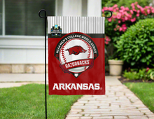 Load image into Gallery viewer, Arkansas College World Series 2025 Garden flag for yard decor