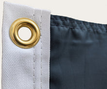 Load image into Gallery viewer, gold metal grommet of University of Michigan Applique Flag