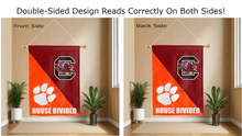 Load image into Gallery viewer, University of South Carolina - Clemson University House Divided House Flag