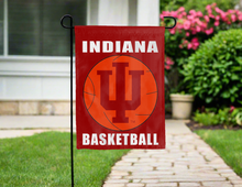 Load image into Gallery viewer, Indiana basketball garden flag for yard decor