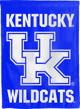 Load image into Gallery viewer, blue Kentucky Wildcats Double Sided House Flag