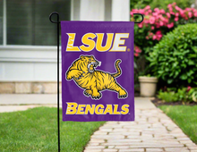 Load image into Gallery viewer, purple lsue bengals garden flag for yard decor