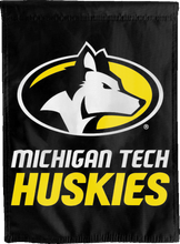 Load image into Gallery viewer, Michigan tech university double sided house flag for man cave decor
