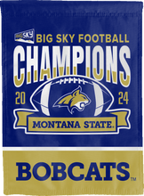 Load image into Gallery viewer, Montana State BIG SKY Conference Football champions house flag