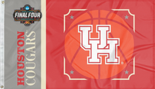 Load image into Gallery viewer, Houston Basketball Men's Final Four 3x5 Flag for indoor home décor
