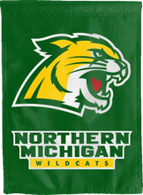 Load image into Gallery viewer, northern michigan university double sided house flag for man cave decor