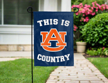 Load image into Gallery viewer, this is auburn tigers country double sided garden flag for yard decor