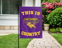 Load image into Gallery viewer, This is LSU Eunice bengals country garden flag for yard decor