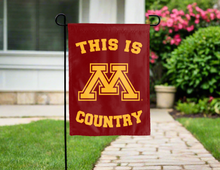 Load image into Gallery viewer, this is Minnesota golden gophers country garden flag for yard decor