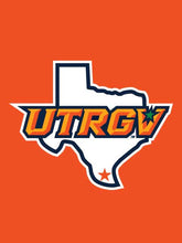 Load image into Gallery viewer, Orange UT Rio Grande Valley 30x40 Banner with new UTRGV Logo
