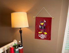 Load image into Gallery viewer, University of South Carolina Cocky gamecock hung inside college dorm