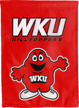 Load image into Gallery viewer, western kentucky university double sided house flag for man cave decor