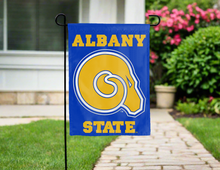 Load image into Gallery viewer, blue albany state university double sided garden flag for yard decor