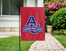 Load image into Gallery viewer, red american university double sided garden flag for yard decor
