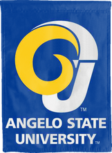 Load image into Gallery viewer, blue angelo state university double sided house flag for man cave decor