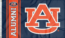 Load image into Gallery viewer, blue auburn university alumni flag for college dorm decor