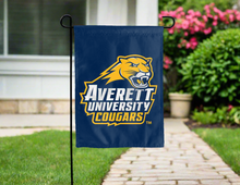 Load image into Gallery viewer, blue averett university cougars double sided garden flag for yard decor