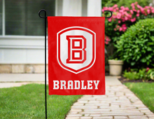 Load image into Gallery viewer, bradley university double sided garden flag for yard decor