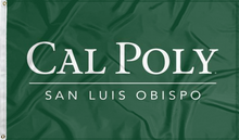 Load image into Gallery viewer, green cal poly san luis obispo flag for college dorm decor