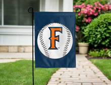 Load image into Gallery viewer, blue cal state fullerton baseball garden flag for yard decor