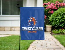 Load image into Gallery viewer, blue coast guard bears double sided garden flag for yard decor