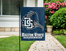 Load image into Gallery viewer, blue dalton state roadrunners double sided garden flag for yard decor