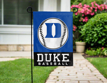 Load image into Gallery viewer, duke baseball double sided garden flag for yard decor