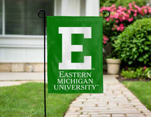 Load image into Gallery viewer, eastern michigan university double sided garden flag for yard decor