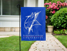 Load image into Gallery viewer, blue elizabeth city state university double sided garden flag for yard decor
