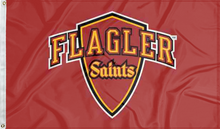 Load image into Gallery viewer, flagler college saints flag for college dorm decor