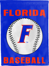 Load image into Gallery viewer, blue florida baseball double sided house flag for man cave decor