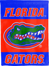 Load image into Gallery viewer, florida gators double sided house flag for man cave decor