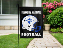 Load image into Gallery viewer, black franklin & marshall diplomats football garden flag for yard decor