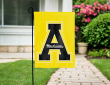Load image into Gallery viewer, gold appalachian state university double sided garden flag for yard decor