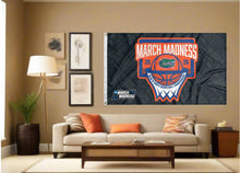 Load image into Gallery viewer, indoor display of florida basketball march madness 2026 flag for man cave decor
