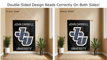 Load image into Gallery viewer, john carroll university logo reading correctly on both sides of double sided house flag