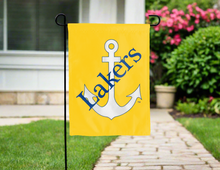 Load image into Gallery viewer, gold lake superior state lakers double sided garden flag for yard decor