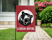 Load image into Gallery viewer, red lenoir rhyne university double sided garden flag for yard decor