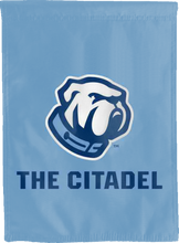 Load image into Gallery viewer, light blue the citadel double sided house flag for man cave decor