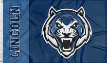 Load image into Gallery viewer, lincoln university flag for college dorm decor