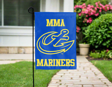 Load image into Gallery viewer, blue maine maritime academy double sided garden flag for yard decor