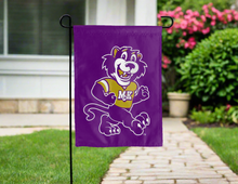 Load image into Gallery viewer, purple mckendree university mascot double sided garden flag for yard decor