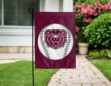 Load image into Gallery viewer, missouri state baseball garden flag for yard decor hung outside the home